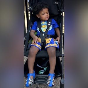 Versace Kids Blue Sandals